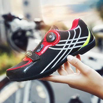 În aer liber, Ciclism Pantofi MTB Respirabil Non-Blocare de Curse de Biciclete Rutier Pantofi Barbati Adidasi Profesionale Non-Alunecare de Biciclete Pantofi Femei