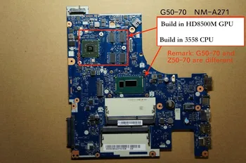 Pentru Lenovo G50-70 ACLU1 ACLU2 NM-A271 laptop PC placa de baza HD8500M 2GB