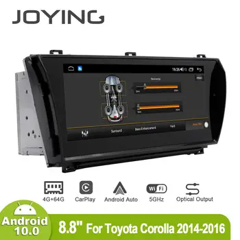 Joying 8.8 inch Android10 Radio Auto pentru Toyota Corolla 2016 GPS DSP Carplay 5G WIFI Optice de Ieșire Subwoofer SPDIF