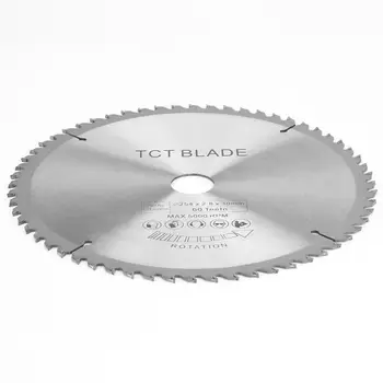 Carbură de Ferăstrău Circular Lama TCT Disc de Tăiere pentru Metal Plastic Lemn 254*30mm 60 de Dinți cu 3 mașină de Spălat