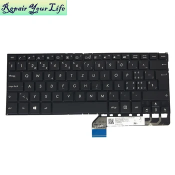 Tastatura pentru ASUS ZenBook Flip UX360 UX360UA UX360C CF CS GK EL NE SW FIE CA CZ HB negru cu trandafir de aur cu iluminare din spate Șuruburi nici un cadru