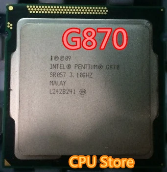 Intel G870 CPU Procesor Dual-Core(3.1 Ghz /L3=3M/65W) Socket LGA 1155 Desktop CPU (lucru Transport Gratuit)