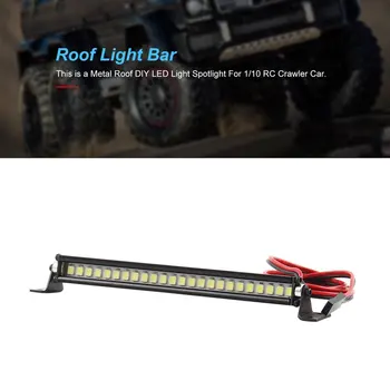 Super-Luminos cu 36 de LED-uri Tip L, Acoperiș Lumina Lămpii de Bara de Metal Camion RC Crawler lumina Reflectoarelor timp De 1:10 RC Crawler Accesorii