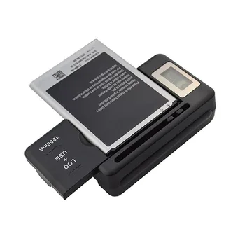 Cel mai bun sellersUniversal Încărcător de Baterie LCD Indicator de Ecran Pentru Telefoanele mobile USB-Port JAN14