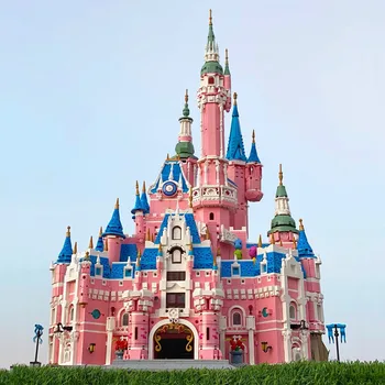 Idei Creator Expert Princess Castle Dreamland Minunilor 9963Pcs Moc Model Modular Blocuri Caramizi Jucarii City Street View