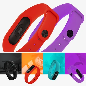 12pcs Watchbands pentru Mi Band 3 Accesorii Bratara Curea din Silicon de Înlocuire Wriststrap pentru Xiaomi Mi Band 3 Mi3 Miband 3