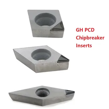 Diamant Special Chip breaker cnc introduce PCD strung de cotitură instrument Carbide cutter lame de instrumente DCMT11T304 aluminiu cupru de cotitură