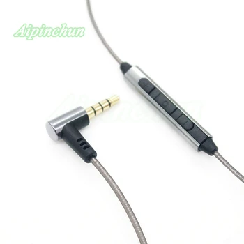 Aipinchun Căști de Reparare Cablu DIY Cască de Înlocuire Fir cu Microfon Controler de Volum L Îndoire Jack