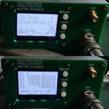 FA-2 1Hz-12,4 GHz Frecvență Kit Counter Contor Frecvență Statistică Funcția de 11 biți/sec + Adaptor de Alimentare