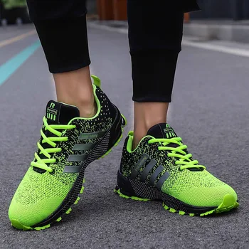 Coslony barbati pantofi sport adidasi original Respirabil verde în aer liber Maraton tendință Ușor Barbati Pantofi Sport plus Dimensiune 46 47