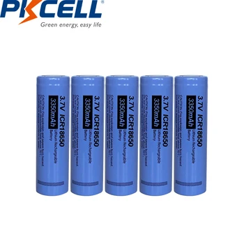 10PC PKCELL ICR18650 Litiu Baterie Reîncărcabilă Li-ion 18650 3350mah 3.7 v Pentru baterii
