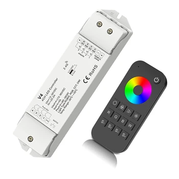 Led-uri RGB RGBW Controller Banda De 2,4 G RT4 de la Distanță fără Fir Cu V4 4 Canale 5A Receptor 12V 24V 5050 3528 String-Ribbon Control