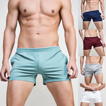 JAYCOSIN Fitness pentru Bărbați Sport Boxer Pijama Brand de Origine Sexy Imprimat Bumbac Moale Respirabil Slim Confort