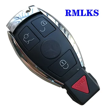 RMLKS 3 4 Buton Inteligent Cheie Auto Shell la Distanță Cheie Fob Caz Pentru Mercedes-Benz C E Class 2010 2011 2012 2013