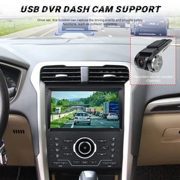 Podofo Android Radio Auto 2-Din-Multimedia Player Video Pentru Ford Mondeo 2013 2016 2017 2018 Navi GPS Receptor Stereo