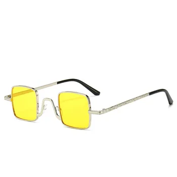 Pătrat de Metal ochelari de Soare Moda pentru Bărbați Ochelari de Brand Designer de ochelari de Soare pentru Bărbați Clasic Retro ochelari de Soare UV400