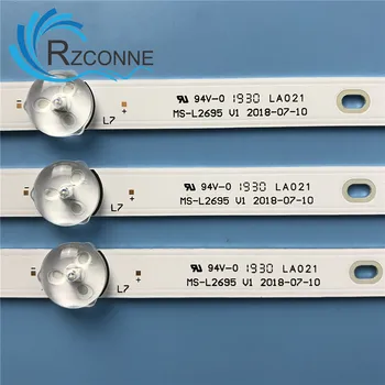750mm LED Backlight bar de striptease de 8 lampă pentru MS-L2695 V1 Rca Rtv4019sm 6V/LED