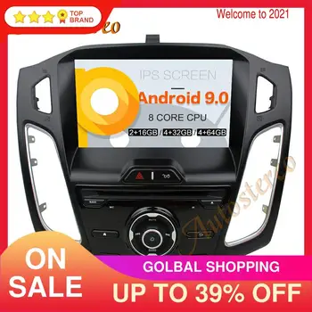 DSP Android 9.0 PX5/PX6 Masina DVD Player-Player Multimedia GPS Navigatie Pentru Ford Focus 2012-2019 Auto Radio Stereo Șef Unitate de ISP