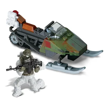 NOUĂ Acțiune Militară Cifre PUBG Soldați Motocicleta Weapon Pack Arma Buncăr Cărămizi Modelul de Joc de Blocuri de Constructii pentru Copii