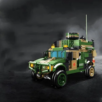 Militar seria WW2 armata radar spectru de detectare a vehiculului soldat SWAT DIY Blocuri Caramizi Jucarii si Cadouri
